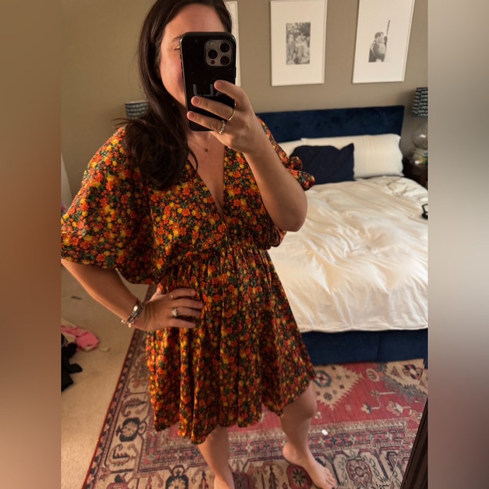 Vici Multicolor Floral Mini Dress